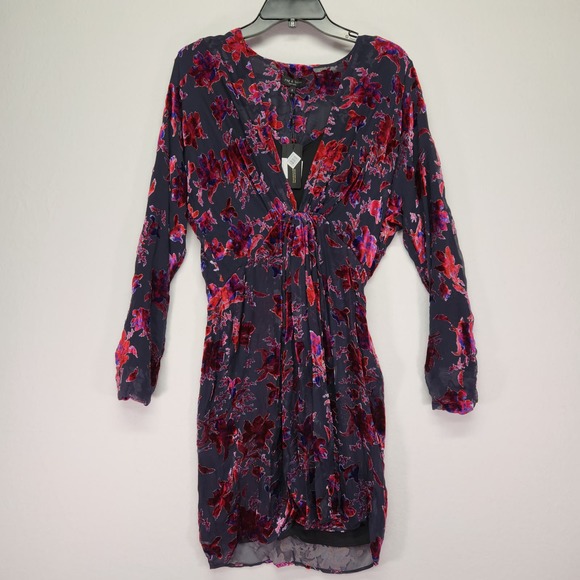 Rag and Bone Eloise Velvet Floral Mini NWT Size 6 - Picture 3 of 9